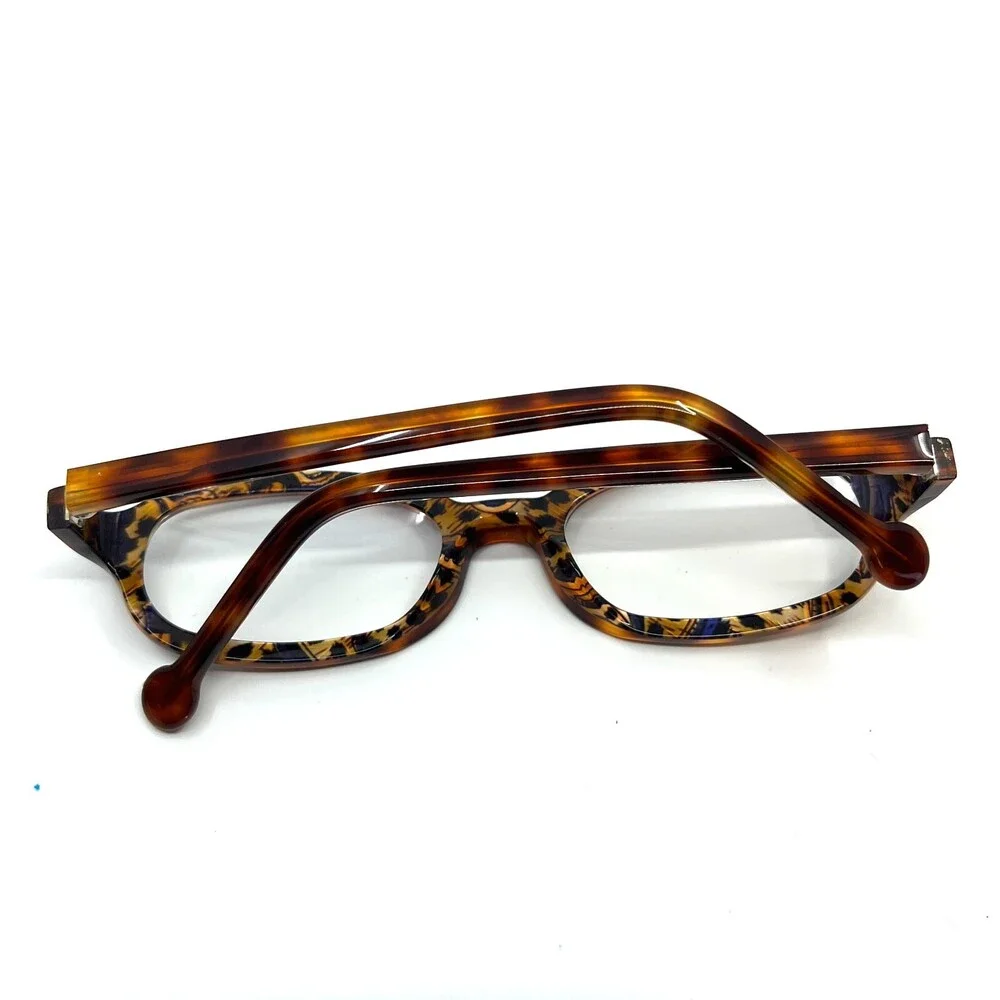 l.a.Eyeworks TEXAS 802 Eyeglasses Frames Tortoise Round Oval Full Rim 48-20-120